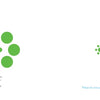 On the left, green circles surround a smaller center dot. On the right, a cartoon character with glasses uses a ruler. Below, text asks which central dot seems bigger—an optical illusion from Look! Dr. Goodview by Schiffer Publishing, Ltd.