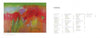 The left side features a vibrant abstract inspired by Contemporary Cape Cod Artists from Schiffer Publishing, Ltd., with bold reds, oranges, and greens; the right shows a black table of contents on a white background.
