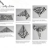 Creative Napkins and Table Settings by Schiffer Publishing, Ltd. offers step-by-step photo instructions to fold a zebra-patterned napkin into a zebra’s head, adding fun flair to your table decor.