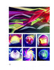A collage of seven vibrant, abstract geometric illustrations from ARTtitude by Schiffer Publishing, Ltd., featuring an astronaut, planets, swirling shapes, and cosmic patterns on white. Page 116 is shown in the bottom left corner.