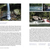 A spread from Pennsylvania's Preserved Lands by Schiffer Publishing, Ltd. features Ohiopyle’s natural beauty, with photos of waterfalls, cyclists, and rafting. Captions and page numbers are shown at the bottom.