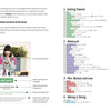 A page from Maido by Schiffer Publishing, Ltd. shows sections on the right and, on the left, a woman holding a "please and sorry" sign. Below, a gesture guide highlights everyday Japanese gestures with English and Japanese text.