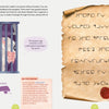 A page from Schiffer Publishing's Escape Game Adventure: The Last Dragon shows a wizard behind bars warning, "The dragon egg is hidden in the underground passages!” Nearby, a parchment displays a runic-coded message—a real dragon egg puzzle.