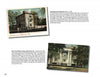 The "Greetings from Richmond" scrapbook page by Schiffer Publishing, Ltd. features postcards of historic Richmond architecture: the Brockinborough House and the White House of the Confederacy, each with descriptive captions.
