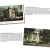 The "Greetings from Richmond" scrapbook page by Schiffer Publishing, Ltd. features postcards of historic Richmond architecture: the Brockinborough House and the White House of the Confederacy, each with descriptive captions.