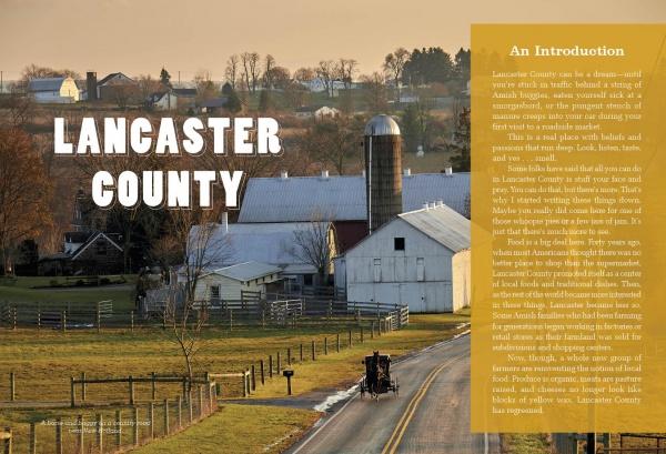 Experience rural Lancaster County with winding roads, horse-drawn buggies, green fields, and barns beneath a golden sky. “Lancaster County Bucket List” by Schiffer Publishing, Ltd. invites you to discover Amish adventures on your must-see list.
