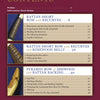 The table of contents for "Making a Rattan Bow" by Schiffer Publishing, Ltd. includes sections like Rattan Short Bow with Recurves, Rattan Short Bow with Rosewood Belly, and Pyramid Bow of Ashwood with Rattan Backing.