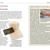 A HISTORY textbook page features Stone Age Origins with a photo of a fossil and Schiffer Publishing, Ltd.’s "Scrimshaw in Theory and Practice," plus Mammoth-Hunting in the Stone Age shown via cave paintings of mammoths and humans.