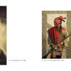 Western Art of the Twenty-First Century by Schiffer Publishing, Ltd. showcases painted portraits of Indigenous men in traditional attire, featuring feathered headdresses, beads, rifles, and jewelry—reflecting Native American artistic influence.