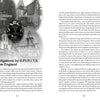Two pages of "Paranormal Research" by Schiffer Publishing, Ltd. show an article with text and a black-and-white photo collage of the paranormal team’s ghost hunting on the left, and additional text on the right.