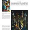 A page from "Masterpieces of Haitian Art" by Schiffer Publishing, Ltd. displays text and a painting, highlighting the vibrant world of Haitian art.