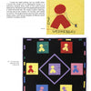 A Quilted Memory by Schiffer Publishing, Ltd.: The top quilt has a vibrant block with a red and yellow appliquéd figure beside a teacup labeled "Wednesday"; the larger vintage-inspired quilt below shows blocks for each day of the week.