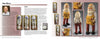 A two-page spread in "Thinking Inside the Roughout" from Schiffer Publishing, Ltd. features an artist profile of Jim Hiser with his portrait, details about his woodcarving, and photos of a Santa Claus figure in progress and from various angles.