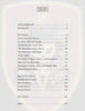 Table of contents for "SOG Knives and More from America's War in Southeast Asia" by Schiffer Publishing, Ltd., listing chapters on SOG knives, Vietnam War blades, origins, makers; page numbers are right-aligned over a faint shield logo background.