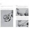 A grayscale instructional page from Dot Drawing by Schiffer Publishing, Ltd. shows proper and improper pointillism techniques for roses, with illustrated examples of dos on the left and don’ts on the right.