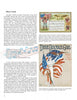 A page from "America's Patriotic Holidays" by Schiffer Publishing, Ltd. showcasing patriotic icons from American history.