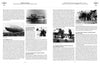 A two-page spread from Schiffer Publishing, Ltd.'s "Conquest of the Skies" showcases black-and-white images of early aircraft and pioneers alongside informative text on aviation history and military aircraft evolution.