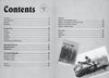 The table of contents from "Waffen-SS Tiger Crews at Kursk" by Schiffer Publishing, Ltd. lists sections on Tiger tanks, the Kursk battle, crew bios, and appendices. Photos show soldiers standing and a tank in the lower right corner.