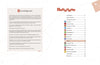 Two book pages: the left features an Acknowledgments section. The right displays a Contents page with colored icons for each chapter—ideal for anyone browsing Schiffer Publishing, Ltd.’s The Fiona Quilt Block.