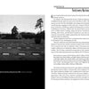 Black-and-white photo of Yorktown National Cemetery with rows of flat markers on grass. Trees stand under a cloudy sky. Text at right discusses the cemetery’s history and its feature in Ghosts of Yorktown, Virginia by Schiffer Publishing, Ltd.