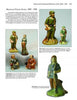 A catalog page from "The World of Wade Whimsies" by Schiffer Publishing, Ltd. displays collectible ceramic miniatures of Robin Hood and Sherwood Forest figures, shown solo or grouped, with details on size and production years.