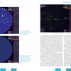 A two-page spread from Schiffer Publishing, Ltd.'s Water Jet Shiphandler's Guide shows radar display screenshots with navigation and vessel tracking info on the left, and a page of text plus a radar image on the right.