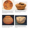A page features four round American Indian Baskets by Schiffer Publishing, Ltd., each with unique natural-toned patterns reminiscent of vintage Native American artistry. Some baskets have lids, each showcased with individual descriptions.