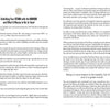 Two pages from "Feeling Great with the Moon" by Schiffer Publishing, Ltd. discuss tuning into the Moon through astrology, using headings, body text, and a small moon graphic atop the left page.