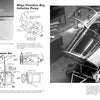 A black-and-white spread from Schiffer Publishing, Ltd.'s "F-111 Aardvark" features technical diagrams and drawings of Cold War aircraft gear on the left and a workshop photo of a partially assembled F-111 cockpit with its canopy open on the right.