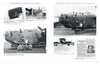 Two pages from "The Famous B-24 Witchcraft" by Schiffer Publishing, Ltd. feature black-and-white photos of the B-24 bomber Witchcraft, its 8th Army Air Force crew, and a newspaper article, each with informative World War II captions.