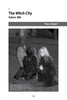 Two people pose at night in Salem, MA—one in a hooded cloak, the other with long blonde hair. This haunted scene, titled "The Witch City," is featured on a page of Spooky Creepy New England 2 by Schiffer Publishing, Ltd.