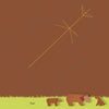 A brown background displays a large bear constellation in yellow dashed lines above three paper-cut brown bears standing on green grass—ideal for Schiffer Publishing, Ltd.'s "Baby Animals" kids origami or animal family craft book. "Bear" appears at the bottom left.