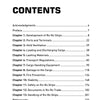 The Ro-Ro Handbook by Schiffer Publishing, Ltd. includes a table of contents with chapters on development, ports, ventilation, cargo handling, lashing materials, regulations, fire prevention, and safety—essential for ship operations.