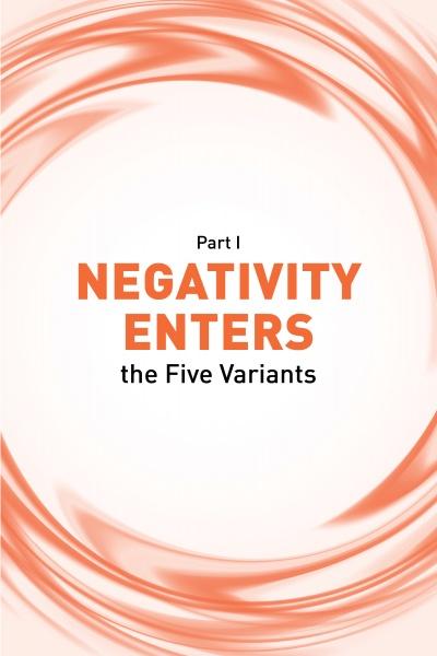 Swirling orange brushstrokes form a circular frame around the text: Get Positive Live Positive by Schiffer Publishing, Ltd. on a white background, radiating metaphysical energy.