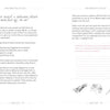 Two pages from "I Love Happy Cats" by Schiffer Publishing, Ltd. feature notes on cat behavior and predatory play, plus simple drawings of toys—ideal for tips on creating harmony among your cats.