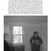 A black-and-white photo from "Ghost Quest in New Hampshire" by Schiffer Publishing, Ltd. shows two blurry figures by a window, one faintly transparent—evoking a paranormal investigation. The image features printed text above and a caption below.