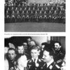 Top: Uniformed members of Kampfgeschwader 53 Legion Condor pose in rows outside a building. Bottom: WWII airmen gather indoors, many focusing on a smiling central figure. Product by Schiffer Publishing, Ltd.