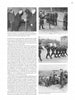 A page from "Uniforms of the East German Military" by Schiffer Publishing, Ltd. shows black-and-white photos of Nazi and DDR soldiers, including ceremonies and firing squads, alongside text comparing early DDR military uniforms.