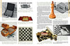 A collage for "Evasion and Escape Devices Produced by MI9, MIS-X, and SOE in World War II" by Schiffer Publishing, Ltd. showcases vintage chess/checkers sets, WWII escape aids, photos, packaging, and historic chess/draughts board designs.