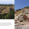 A scenic view of Martha's Vineyard's colorful Gay Head Cliffs is shown, with info about the cliffs on the left and a cliff close-up on the right. From Schiffer Publishing, Ltd.'s guide: 101 Things to Do in Martha's Vineyard.