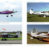 A collage features Classic Light Aircraft by Schiffer Publishing, Ltd., displaying a range of airplane types from sleek light planes to renowned manufacturer models.