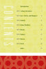 The Ultimate Guide to Strange Cinema by Schiffer Publishing, Ltd.—a genre film guide featuring a green table of contents page with a film reel graphic, listing chapters on offbeat, strange, and comedy movies.