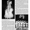 A black-and-white magazine page for Schiffer Publishing, Ltd.’s "U.S. Aerial Armament in World War II - The Ultimate Look" shows a huge bomb test explosion, descriptive text, and WWII military armament experts posing by a mission record scoreboard.