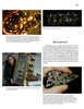 A page from Schiffer Publishing, Ltd.'s "Meteorites" shows images of a sliced, backlit pallasite, several slices in a display case, and a close-up of a mesosiderite, with text discussing mesosiderite meteorites.