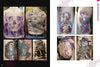 A collage from "The Women of Ink" by Schiffer Publishing, Ltd. showcases tattooed backs and arms with designs like skull illusions, ships, Bob Marley, and Batman—offering vibrant inspiration for tattoo enthusiasts.