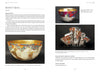 A magazine spread on Schiffer Publishing, Ltd.'s "Studio Craft as Career" features Bennett Bean's ceramic bowls with colorful patterns and gold interiors, plus artist insights on self-directed learning and advice for aspiring artists.