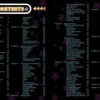 Table of contents for "Your Pinball Machine" by Schiffer Publishing, Ltd., shown in two columns on a dark background with purple stars. Chapters cover pinball repair and maintenance, with section titles, page numbers, and a decorative Contents heading.