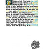 Wharton Esherick's Illuminated & Illustrated Song of the Broad-Axe by Schiffer Publishing features decorative text with colorful borders, a stylized W, welcoming verse, and a small tree illustration on a white background.