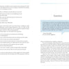 A two-page spread from The Muse in You by Schiffer Publishing, Ltd. shows questions in bullet points on the left and, on the right, a large number 1 with a quote in a blue box plus introductory text inspired by a creativity guidebook.