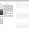 A page from "ASD Tugs: Thrust and Azimuth" by Schiffer Publishing, Ltd. features a photo of an ASD tug at sea, a "Learning Safely and Efficiently" section with text, and lined Notes on the right side.